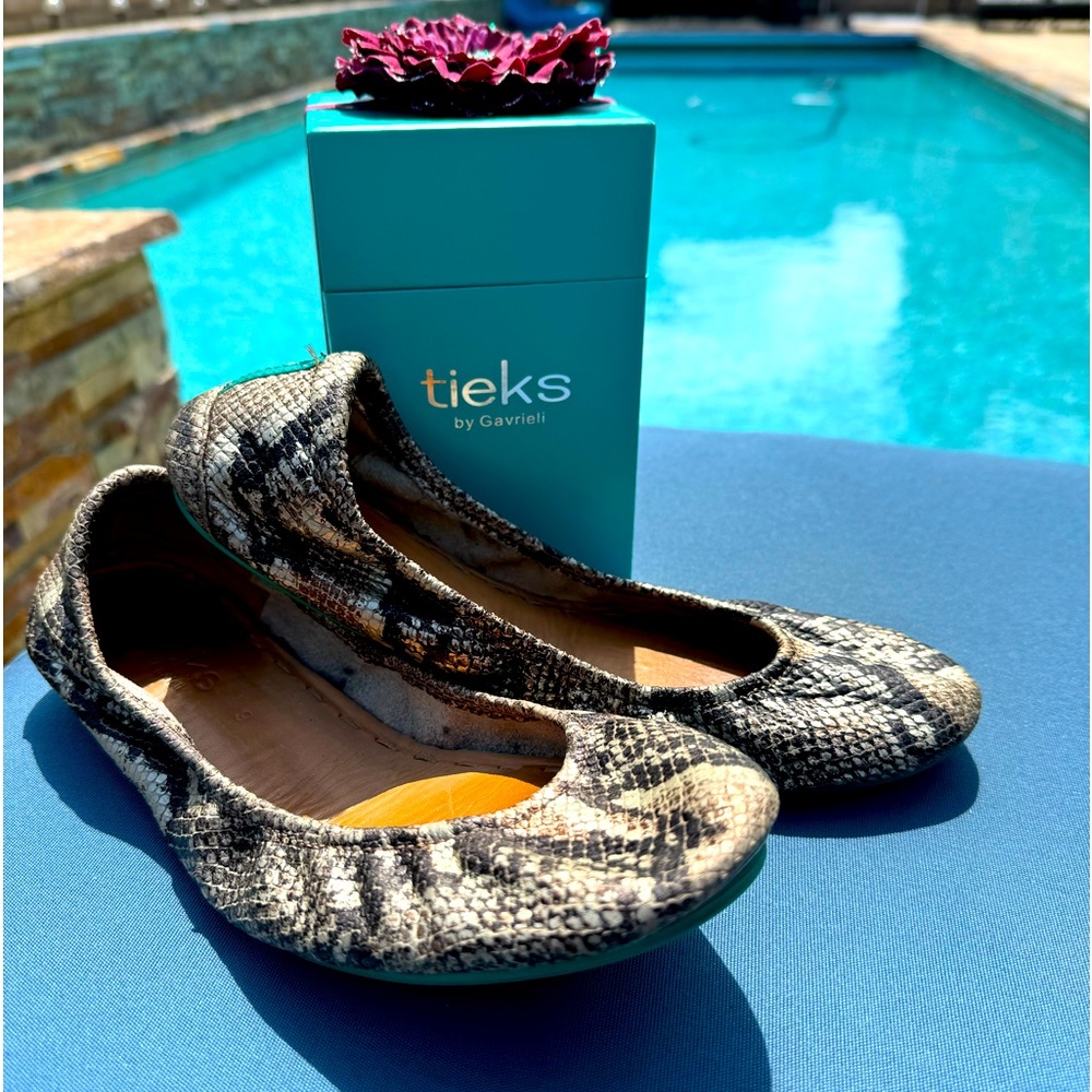 Tieks - Copperhead Snake - Size 9. Good Condition.